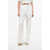 Max Mara Wrinkled Effect Laringe Palazzo Pants White
