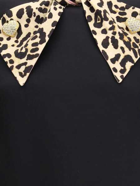 Rochii elegante Valentino Garavani Bow Dress In Couture Crepe BLACK Femei (BM 19164914) 4