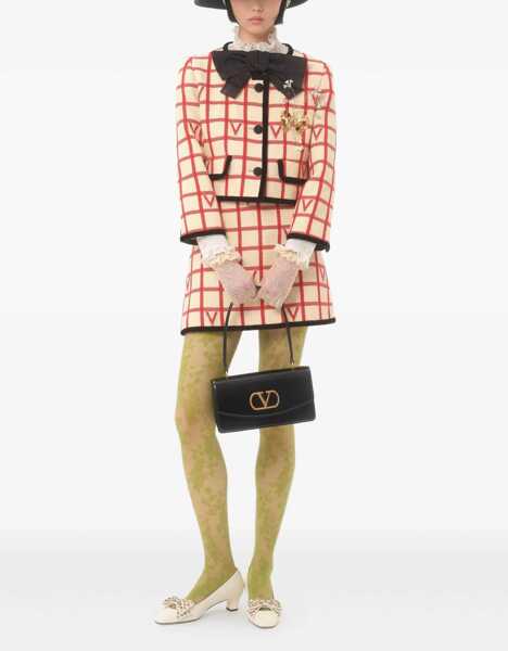 Jachete Valentino Garavani Vlogo Check Jacket WHITE Femei (BM 19164932) 2