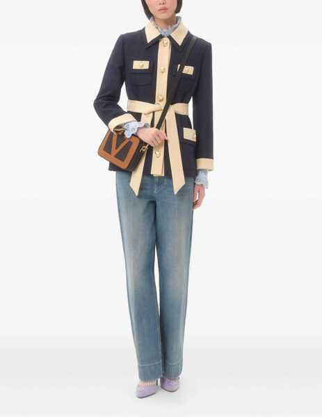 Blugi Valentino Garavani Chez Valentino Denim Pants LIGHT BLUE Femei (BM 19164941) 2