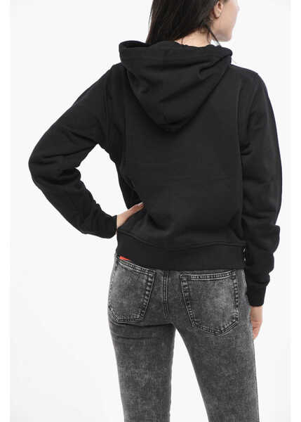 Bluze de trening Diesel Brushed Cotton Reggy Full Zip Hoodie Black Femei (BM 19164998) 2