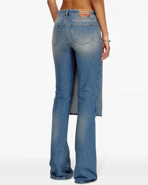 Blugi drepti Diesel Red Tag Bootcut Sel Denims With Skirt Detail 23Cm Blue Femei (BM 19165028) 4