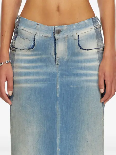 Blugi drepti Diesel Red Tag Bootcut Sel Denims With Skirt Detail 23Cm Blue Femei (BM 19165028) 5