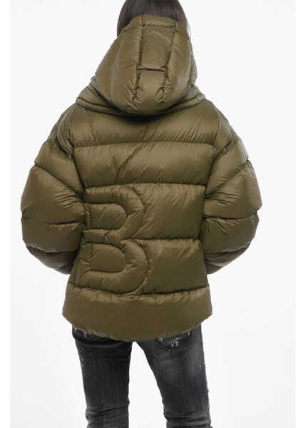 Geci de iarna Bacon Solid Color Quilted Double B Down Jacket Green Femei (BM 19165034) 2