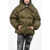 Bacon Solid Color Quilted Double B Down Jacket Green
