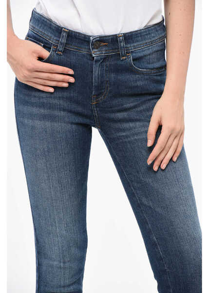Blugi skinny Diesel Stretch Denim Super Skinny 2017 Slandy Jeans 12Cm L.32 Blue Femei (BM 19165178) 3