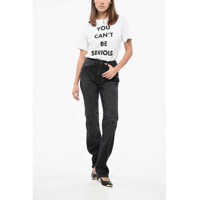 Blugi drepti Jean Paul Gaultier Dama - Blugi drepti Jean Paul Gaultier Dark Wash Jeans With Ankle Zip 19Cm Black Femei (BM 19165190) - B-mall.ro