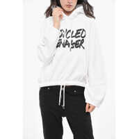 Bluze de trening Fleeced Cotton Onion Fit Hoodie With Contrasting Print Femei