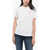 Diesel Crew Neck Cotton T-Shirt With Print White