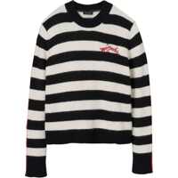 Pulovere Striped Two-Tone Crew-Neck Sweater Femei