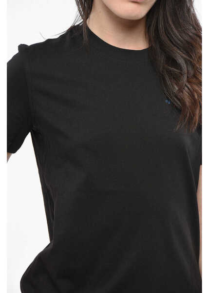 Tricouri Diesel Cotton Crew-Neck T-Shirt Industry Black Femei (BM 19165436) 3