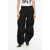 Alexander Wang Wide Leg Cargo Pants With Ton On Ton Logo Black