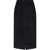 Balenciaga Lurex Knitted Longuette With Back Zip And Split Black