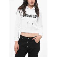 Bluze de trening Cropped Mini Fit Hoodie With Logo Femei