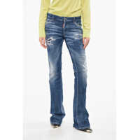 Blugi drepti Medium Waist Boot Cut Jeans 24Cm Femei
