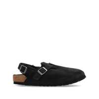 Sandale Birkenstock "Tokio" Shearling Suede Leather Slippers Shoes Femei