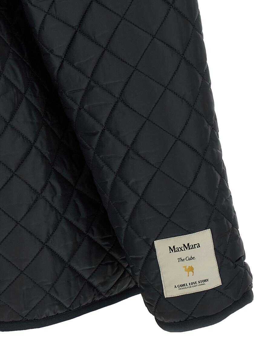 Geci Max Mara Max Mara The Cube Leo Reversible Jacket Black Femei (BM 19166667) 5