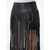 THE GARMENT The Garment Brooklyn Leather-Look Fringe Skirt Black