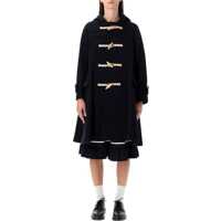 Paltoane Comme Des Garçons Wool Duffle Hooded Coat Femei