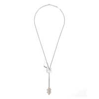 Bijuterii Rabanne Silver Pendant Necklace Femei