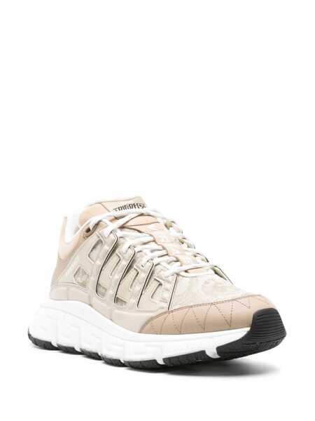 Sneakers Versace Versace Trigreca Sneakers With Baroque Jacquard Motif Black Barbati (BM 19167903) 2