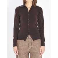 Cardigane Buttoned Fitted Cardigan Femei