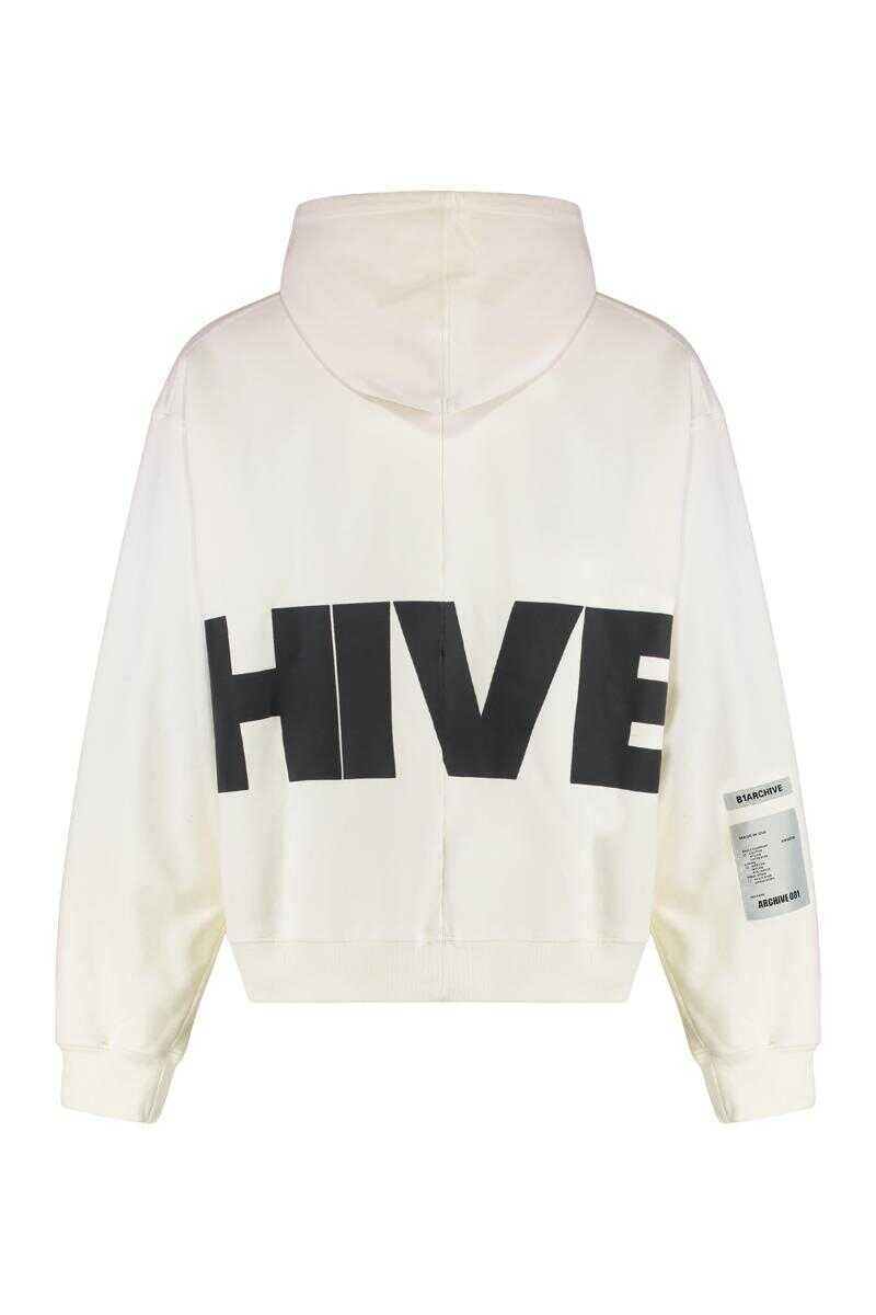 Bluze de trening B1 Archive B1 Archive Cotton Hoodie WHITE Barbati (BM 19168935) 2