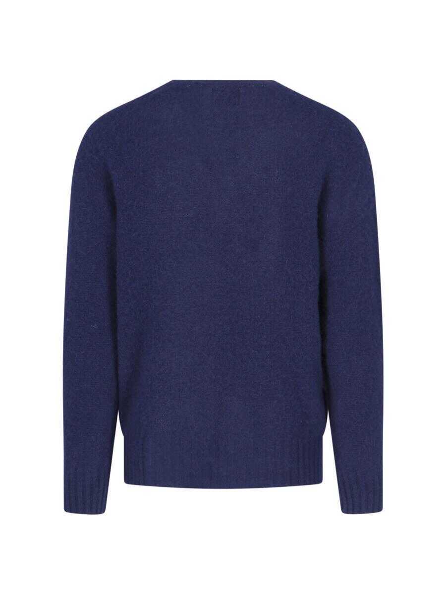 Pulovere Howlin Howlin Sweaters BLUE Barbati (BM 19169040) 2