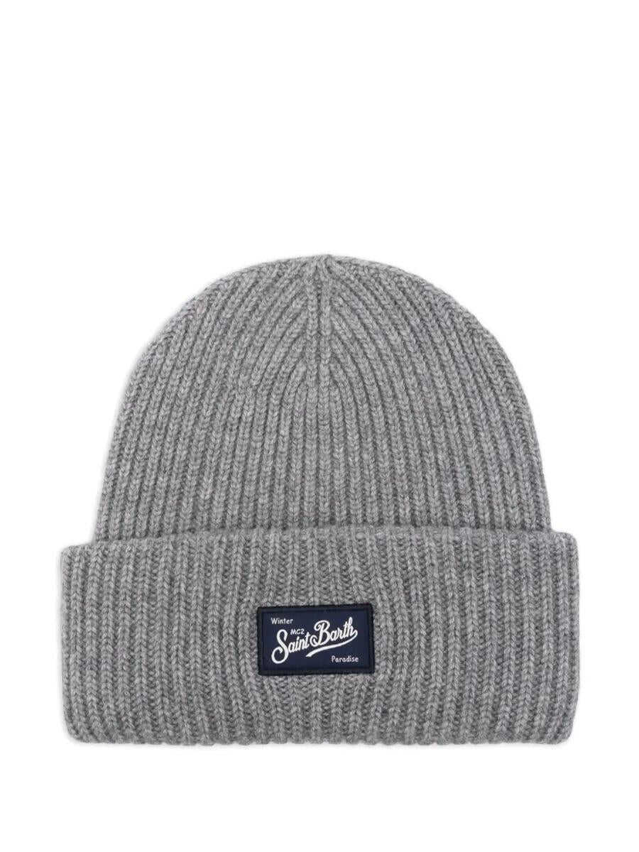 Sepci Mc2 Saint Barth MC2 Saint Barth Berry Knitted Hat Accessories GREY Barbati (BM 19169070) 1