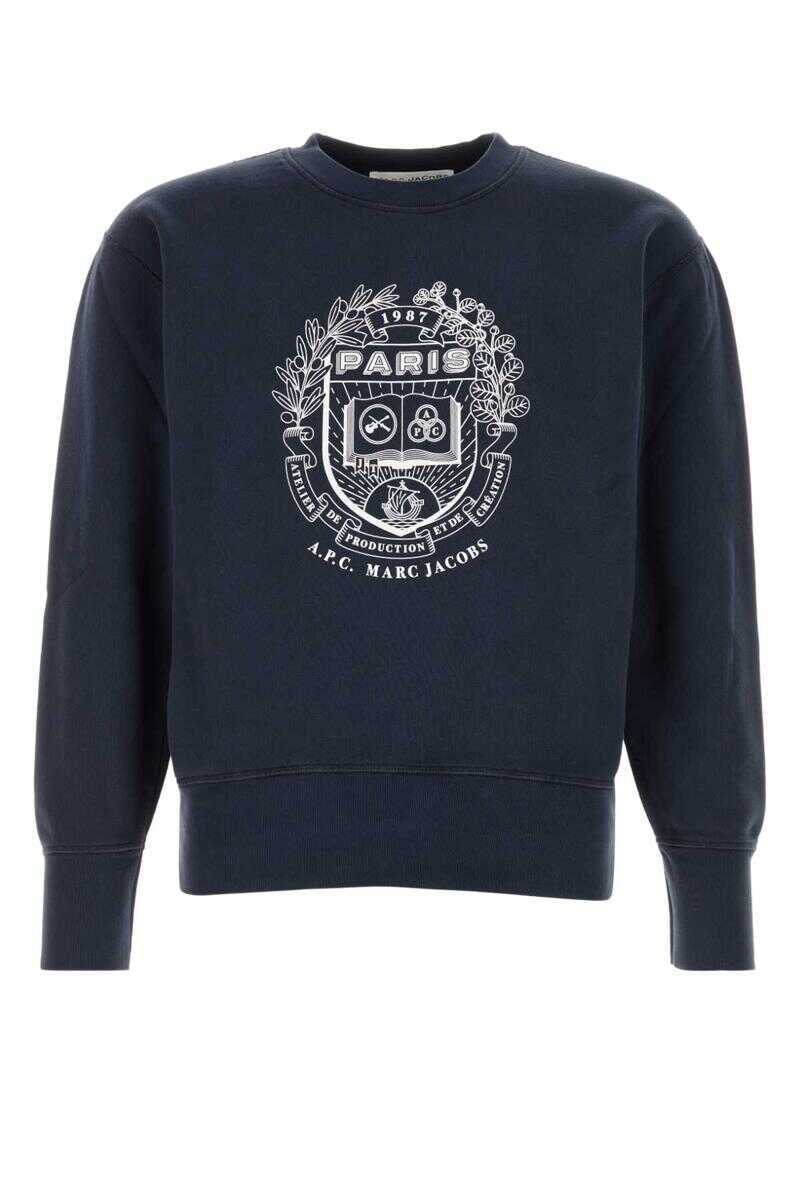 Pulovere A.P.C. A.P.C. Sweatshirts BLUE Barbati (BM 19169349) 1