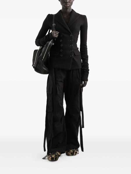 Sacouri Dolce & Gabbana Dolce & Gabbana Dolce & Gabbana Black Wool Double-Breasted Jacket Black Femei (BM 19169625) 2