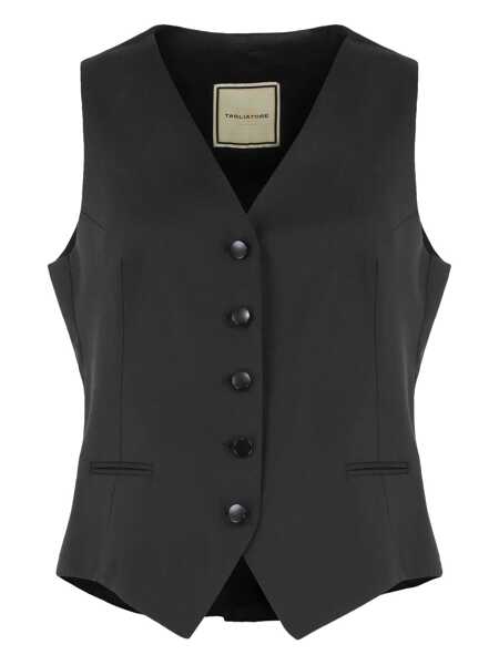 Geci Tagliatore Tagliatore Gilet In Wool Mix Black Femei (BM 19169781) 1