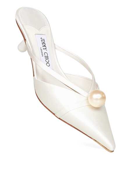 Pantofi cu toc Jimmy Choo Jimmy Choo Heeled Shoes WHITE Femei (BM 19171158) 4