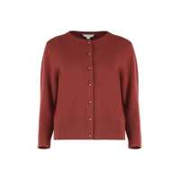 Pulovere Vince Red Dark Cardigan, Elegant And Versatile. Femei