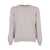 SETTE FILI CASHMERE French Shoulder Crew Neck Slim Beige