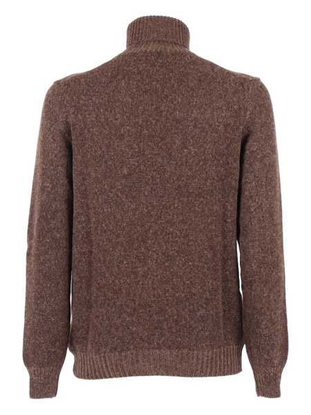 Pulovere casual SETTE FILI CASHMERE Vanis 2 F Alpaca Turtleneck Brown Barbati (BM 19171836) 2