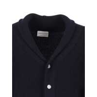 Pulovere SETTE FILI CASHMERE pentru Barbati - Cardigane SETTE FILI CASHMERE Shawl Collar Cardigan With Pockets Blue Barbati (BM 19171842) - B-mall.ro