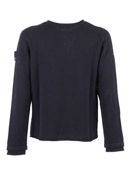 Pulovere casual Premiata MID WEIGH JUMPER Blue Barbati (BM 19172226) 2