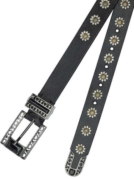 Curele Golden Goose Belt with embroidery Black Femei (BM 19172496) 2