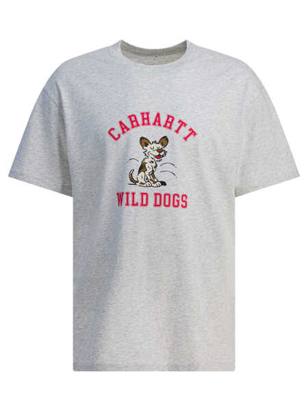 Tricouri Carhartt S/S Wild Dog T-shirt Grey Barbati (BM 19172502) 1