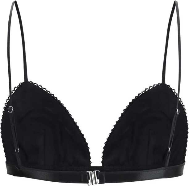 Lenjerie intima THE ANDAMANE Guenda Bralette in Cotton BLACK Femei (BM 19172636) 2