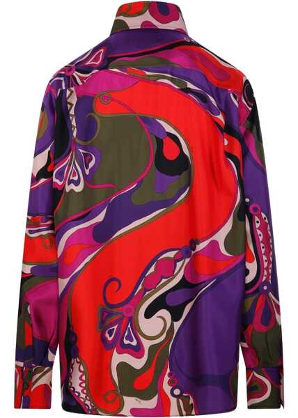 Camasi casual PUCCI Silk Shirt with Abstract Print MULTICOLOR Femei (BM 19172645) 2