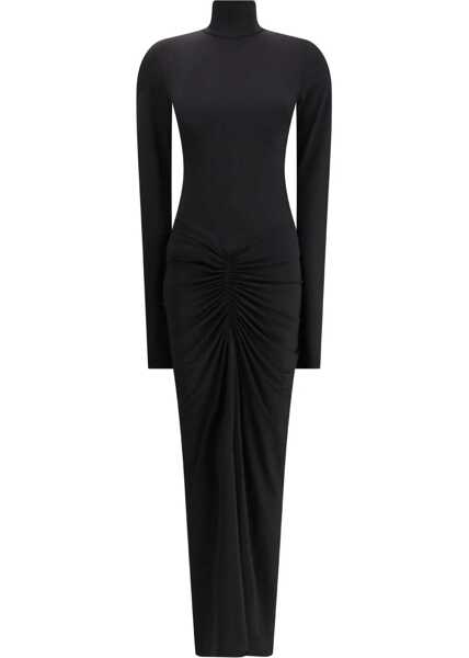 Rochii THE ANDAMANE Turtleneck Long Dress BLACK Femei (BM 19172669) 2