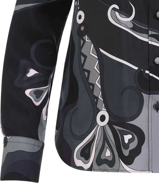 Camasi casual PUCCI Silk Shirt with Abstract Print BLACK PINK Femei (BM 19172672) 3