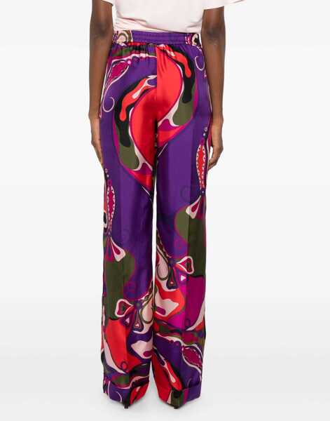 Pantaloni casual PUCCI Multicolor straight Pants MULTICOLOR Femei (BM 19172681) 4