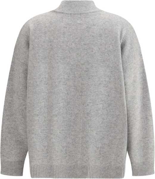 Pulovere MADELEINE THOMPSON Crewneck Sweater in Wool and Cashmere SMOKEGREY Femei (BM 19172795) 2
