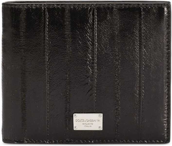 Portofele Dolce & Gabbana Eel Skin Wallet BLACK Barbati (BM 19173095) 1