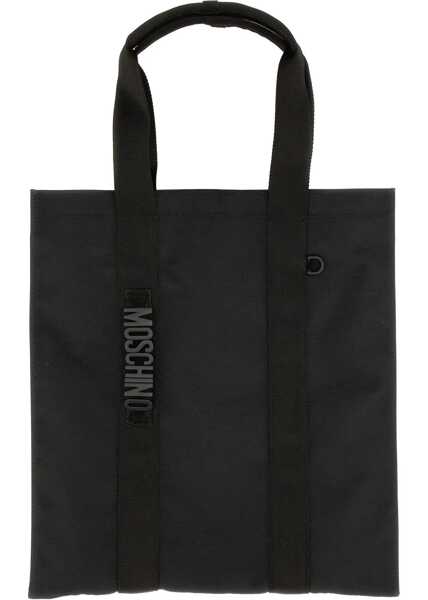 Genti de mana Moschino Tote Bag With Logo BLACK Barbati (BM 19173131) 1