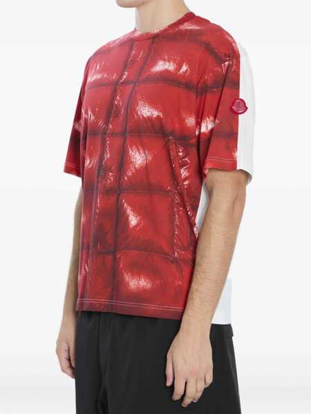 Tricouri Moncler X Asap Rocky Trompe Loeil T-Shirt RED Barbati (BM 19173347) 2
