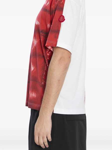 Tricouri Moncler X Asap Rocky Trompe Loeil T-Shirt RED Barbati (BM 19173347) 3